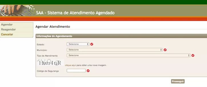 Como agendar um horário – (passo a passo) - Ministério do Trabalho em Paulo Afonso